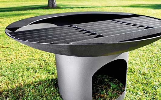 Grill för offentlig miljö